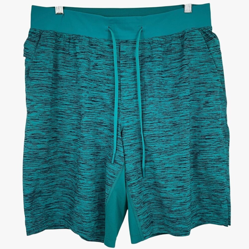 Lululemon T.H.E. Short 9" *Liner Invert Heather Amazonite Nautical Navy Size L